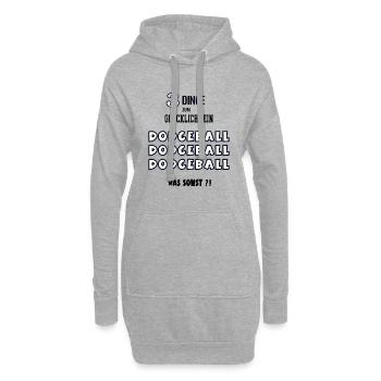 Dodgeball Was Sonst Spieler Liebhaber Dodgeballer - Hoodie-Kleid - Grau meliert - Vorne