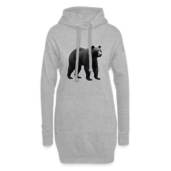 Baribal - Sweat-shirt à capuche long Femme - gris chiné - Devant