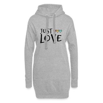 GERADE VERHEIRATET. ES LEBE DIE MARYS. JUNGGESELLINNENABSCHIED - Hoodie-Kleid - Grau meliert - Vorne