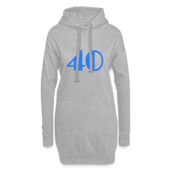 40 JAHRE. 40-jähriges Jubiläum. GEBURTSTAG 40 JAHRE. 40 - Hoodie-Kleid - Grau meliert - Vorne