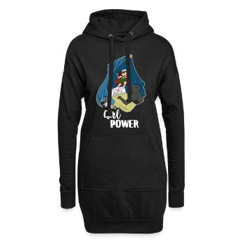 Little Red Riding Hood strikes back - Hoodie Dress - black - Front