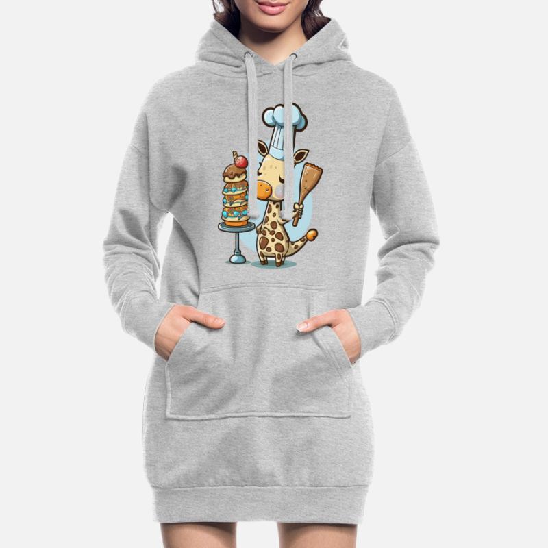 Cuisson à la commande Sweat-shirt à capuche long Femme