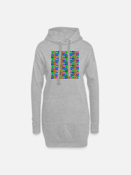 My Last Words - Hoodie Dress - heather grey