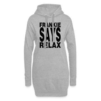 frankie_relax - Hoodie-Kleid - Grau meliert - Vorne