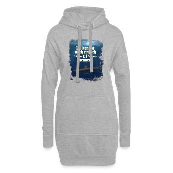 Leitender Ingenieur LI - Hoodie-Kleid - Grau meliert - Vorne