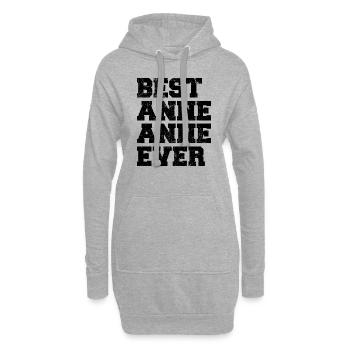 Best Anneanne Ever Türkiye Türkei Oma Omi Türkisch - Hoodie-Kleid - Grau meliert - Vorne