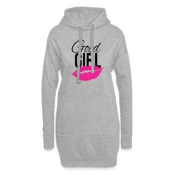 Good Girl - Hoodie-Kleid - Grau meliert - Vorne