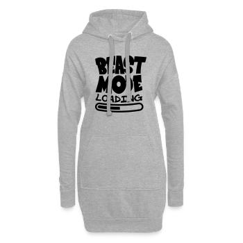 Beast ModeLoading Design - Sweat-shirt à capuche long Femme - gris chiné - Devant