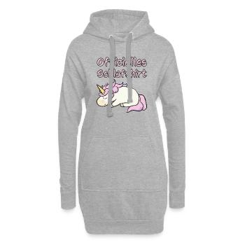 T-shirt de sommeil paresseux paresseux paresseux - Sweat-shirt à capuche long Femme - gris chiné - Devant