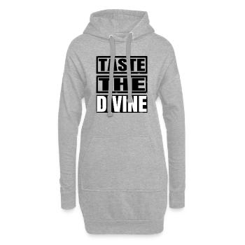 culinary bliss gift idea happy present idea - Hoodie-Kleid - Grau meliert - Vorne