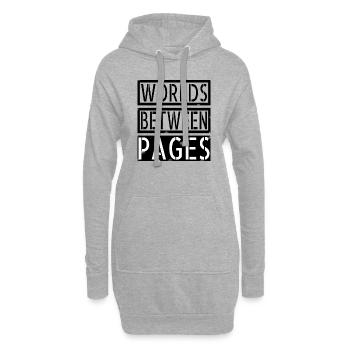 Communauté littéraire Amoureux des livres Dictons humoristiques - Sweat-shirt à capuche long Femme - gris chiné - Devant