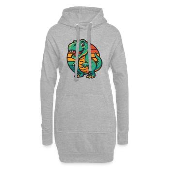 ChatGPT Image 26 - Hoodie-Kleid - Grau meliert - Vorne
