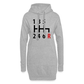 gear - Hoodie Dress - heather grey - Front