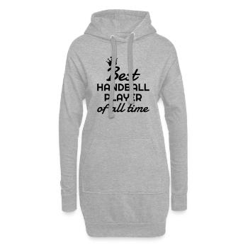 Handball Handballer Sport Sportler Spieler - Hoodie-Kleid - Grau meliert - Vorne