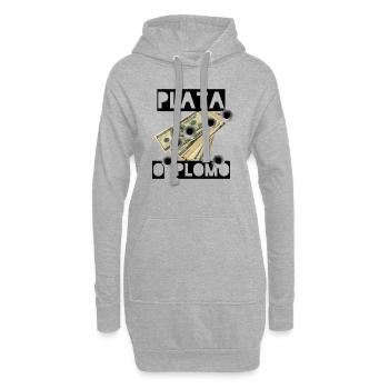 Plata o Plomo - Hoodie-Kleid - Grau meliert - Vorne