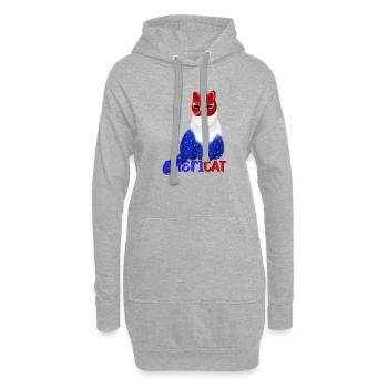 Americat - Hoodie Dress - heather grey - Front