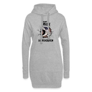 Ready To Smash Kindergarten - Hoodie Dress - heather grey - Front