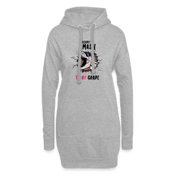Ready To Smash Third Grade - Hoodie Dress - heather grey - Front