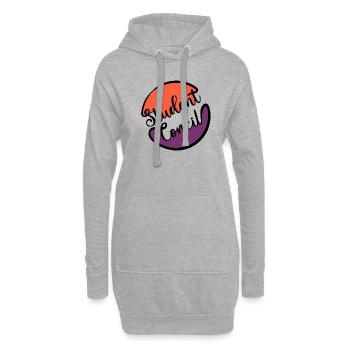 Student Concil - Hoodie Dress - heather grey - Front