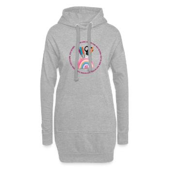 Ready For School - Hoodie Dress - heather grey - Front
