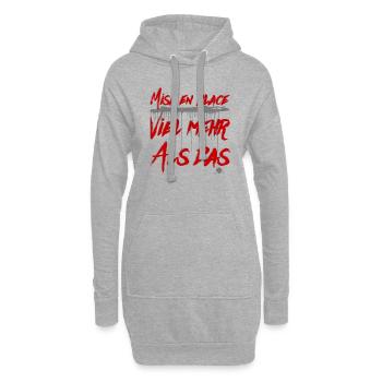Mise en Place Design - Hoodie-Kleid - Grau meliert - Vorne