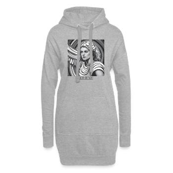 GREEK ATHENE - Hoodie-Kleid - Grau meliert - Vorne