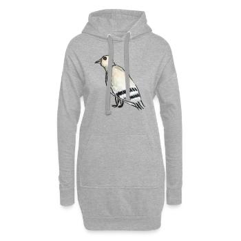taube - Hoodie-Kleid - Grau meliert - Vorne