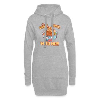 Vietnam Viet Pho Nudeln Vietnamese I Geschenk - Hoodie-Kleid - Grau meliert - Vorne