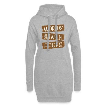 Littérature contemporaine Joyeuse évasion de la routine - Sweat-shirt à capuche long Femme - gris chiné - Devant
