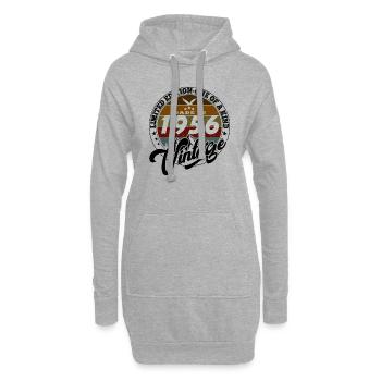 Vintage élégant : 1956 Cadeau rétro 1956 2025 - Sweat-shirt à capuche long Femme - gris chiné - Devant