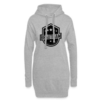 Bräutigam - Hoodie-Kleid - Grau meliert - Vorne