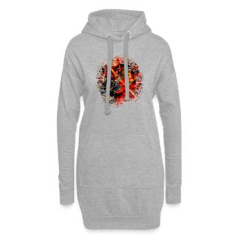 Musicsplosion - Hoodie Dress - heather grey - Front