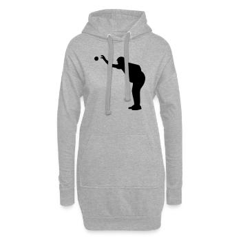 Boule - Hoodie-Kleid - Grau meliert - Vorne