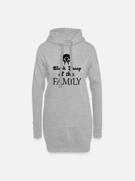 Black sheep of the family - Hoodiejurk - grijs gemêleerd