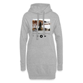 Song Cover - Calm Down - Hoodie-Kleid - Grau meliert - Vorne
