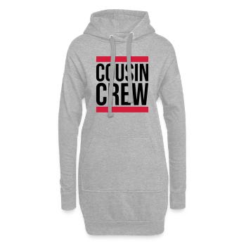 Leader Cousin Crew Team - Hoodie-Kleid - Grau meliert - Vorne