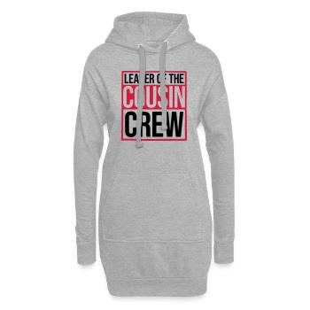 Leader Cousin Crew Team - Hoodie-Kleid - Grau meliert - Vorne