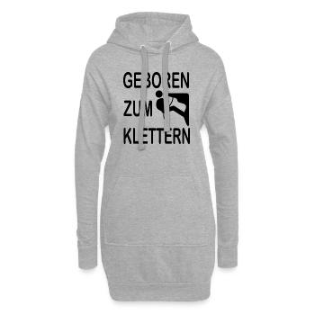 climbing - Hoodie-Kleid - Grau meliert - Vorne