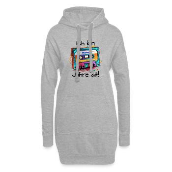 mixtape 3 - Hoodie-Kleid - Grau meliert - Vorne