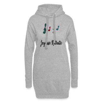 RUHESTAND. GLÜCKLICHER RUHESTAND. GLÜCKLICHER RUHESTAND - Hoodie-Kleid - Grau meliert - Vorne
