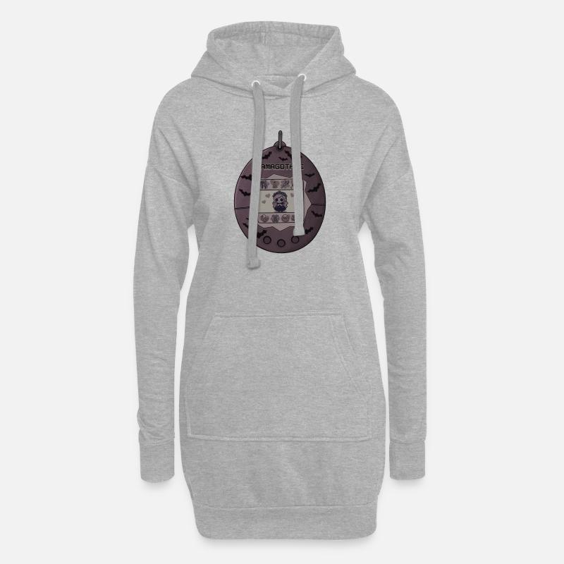 Tamagotik - Hoodie-Kleid - Grau meliert