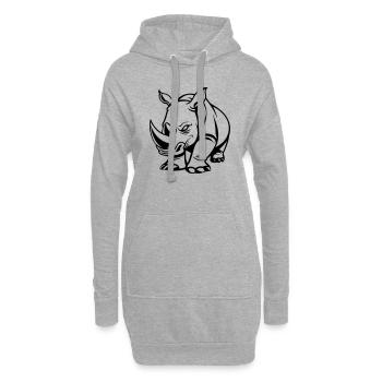 nashorn - Hoodie-Kleid - Grau meliert - Vorne