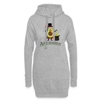 Avocadabra - Hoodie-Kleid - Grau meliert - Vorne