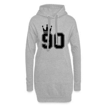 90 krone - Hoodie-Kleid - Grau meliert - Vorne