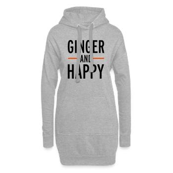 Ginger - Hoodie-Kleid - Grau meliert - Vorne