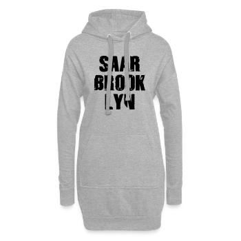 Saarbrooklyn - Hoodie-Kleid - Grau meliert - Vorne