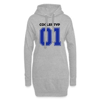 cooler_typ - Hoodie-Kleid - Grau meliert - Vorne