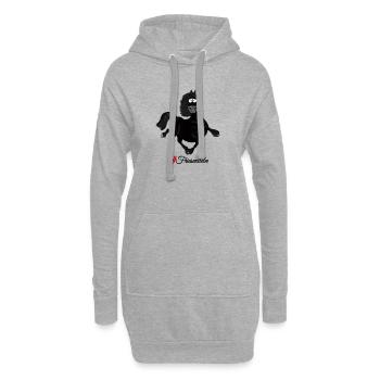 Friese - Hoodie-Kleid - Grau meliert - Vorne