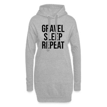 Gravel Sleep Repeat Road Bike Gravel Bike - Sweat-shirt à capuche long Femme - gris chiné - Devant