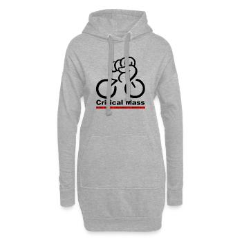 Critical Mass Celebrate Monthly Black / Red - Hoodie-Kleid - Grau meliert - Vorne